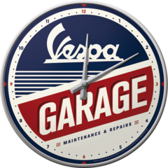 Vespa Garage Wall Clock